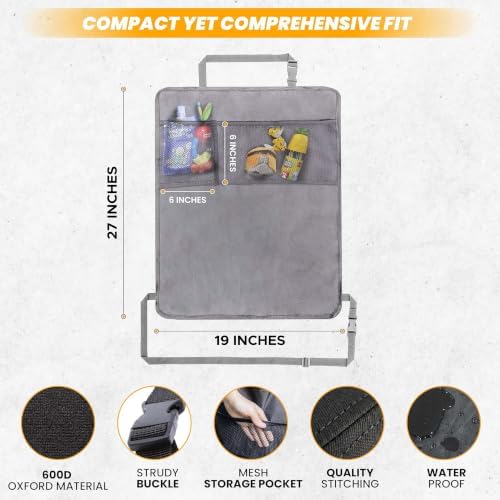 EcoNour Car Kick Mats Back Seat Protector - Image 2