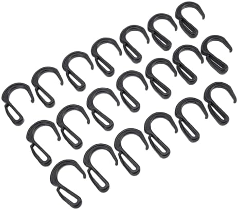 Bungee Cord Hooks 20 Pack Plastic S Clips Cargo Nets - Image 5