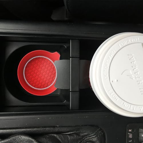 4 PCS Car Cup Coasters, Bling Cup Holder Coaster - Image 5