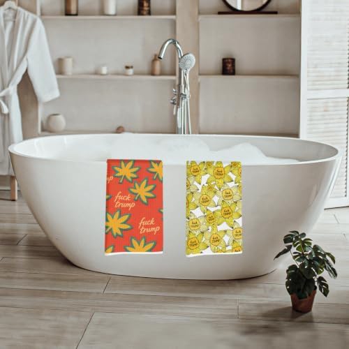 Fall Maple Leaf Trump Kitchen Towels Gifts - Image 5