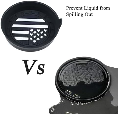 Amooca 2-Pack Car Cup Coaster Silicone Spill-Proof Cup Holder Inserts - Image 4