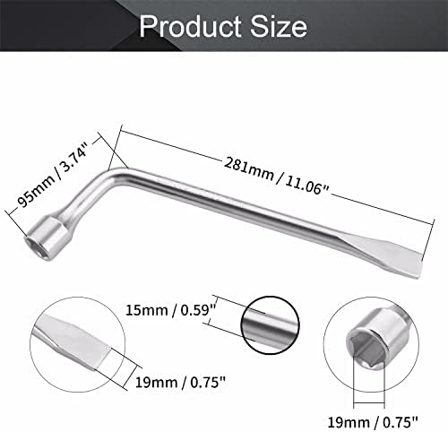 Utoolmart Car Spare Tire Lug Wrench - Image 2