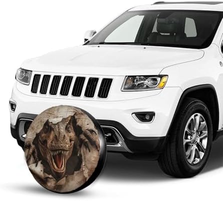 Funny Dinosaur Spare Tire Cover Wheel Protectors Waterproof Wheel Covers - Image 6
