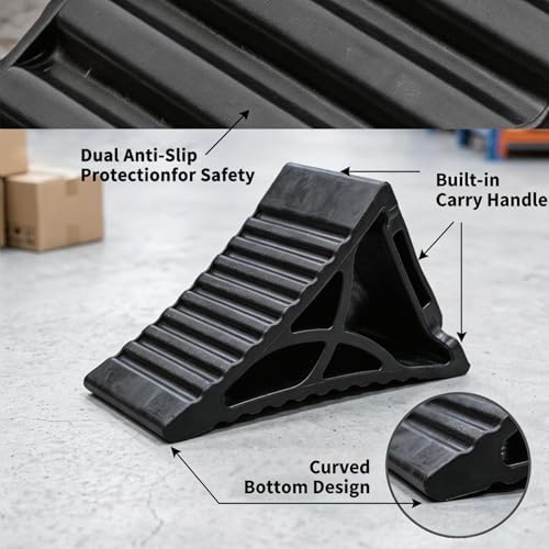 Rubber Wheel Chocks for RV Trailer - Image 5