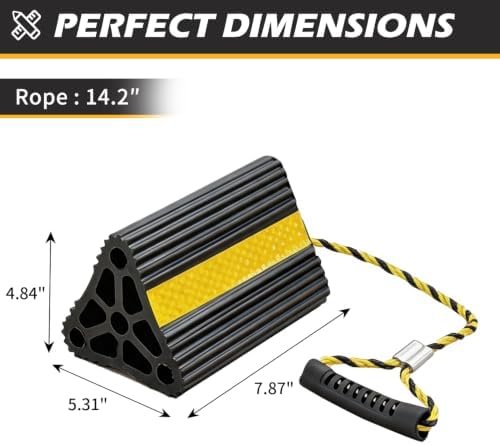 Wheel Chocks for RV Trailers 4 Pack - Image 2