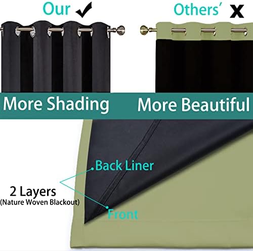 Yakamok Sage Blackout Curtains 90 Inches Long - Image 5