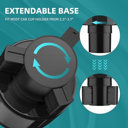 TYKOR Car Cup Holder Expander Adapter, Extender - Image 2