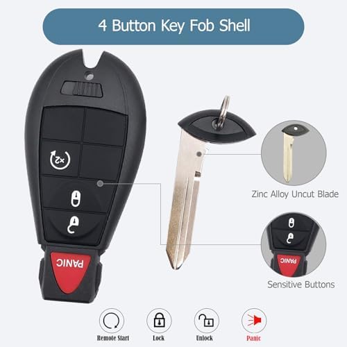 Horande Replacement Key Fob Cover Case fit - Image 3