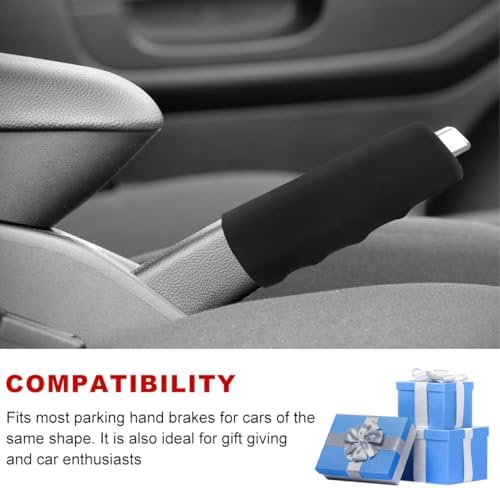 Car Handbrake Cover, Anti-Slip Silicone Auto Hand Brake Comfortable Handle Grip - Image 6