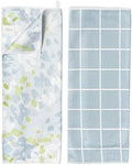 ELYN Microfiber Kitchen Dish Towel Set, Quick-Dry & Absorbent Waffle Weave by ELYN