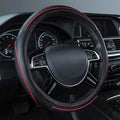Car Pass Colour Piping Leather Steering Wheel Cover, Perfectly fit by CARPASS