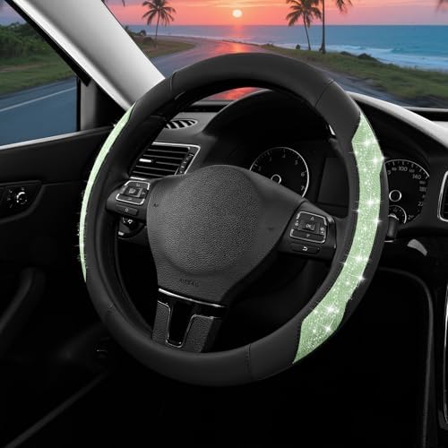 PIC AUTO Steering Wheel Cover, Universal Fit 14.5"-15.5" Car Steering Wheels by PICAUTO