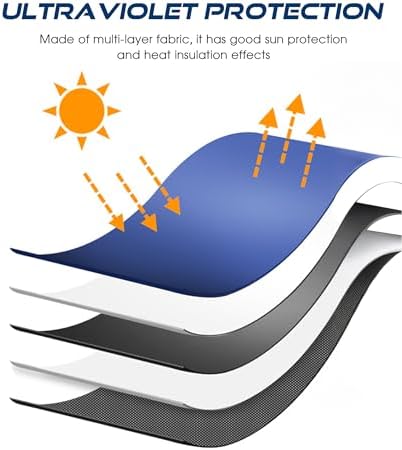 Magnetic Car Window Shade, Car Accessories Universal Magnetic Sun Shade Side - Image 4