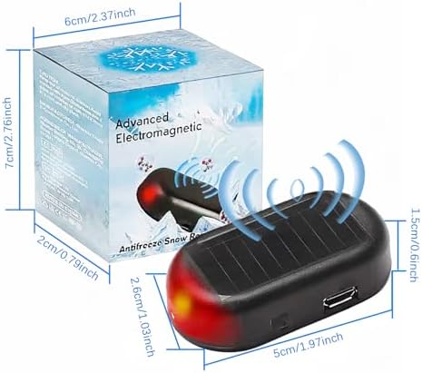 Car Interference Antifreeze Device Electromagnetic Snow Melter, Universal Solar - Image 7