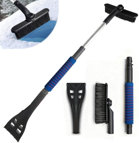 Lightweight 33.5" Ice Scraper 7" Snow Brush Head by BSFRNF