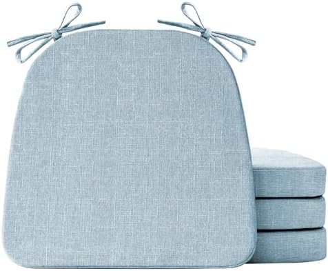 IASEAHK Chair Cushions for Dining Chairs Set of 4, Non Slip Kitchen Chair Pads by IASEAHK