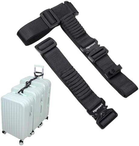 Vigorport Luggage Straps, Metal Luggage Connector Straps by Vigorport