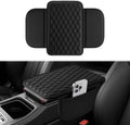 Amiss Car Center Console Cover, Upgraded Leather Car Armrest Cushion by Amiss