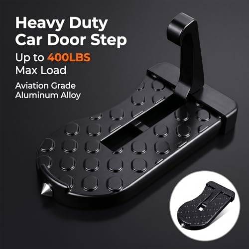 2 Pack Car Door Step, Heavy Duty Aluminum Roof Rack Latch Hook - Image 3