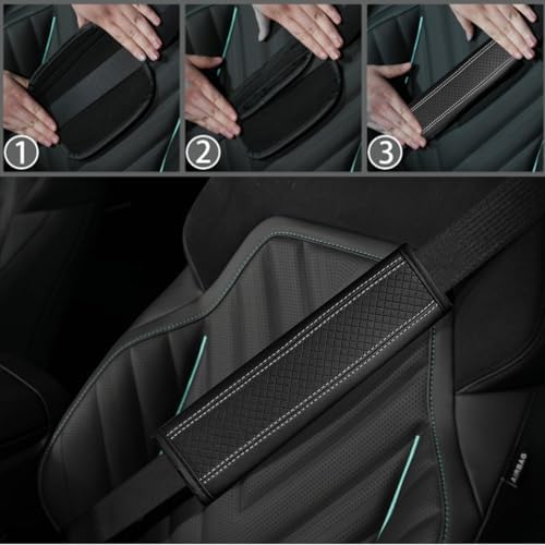 NBTEPEM 10 Pcs Car Floor Mats Full Set Car Accessories, Microfiber Leather - Image 7