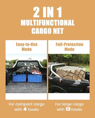 World's First 4' X 4' Flat Bungee Cargo Net - Image 2