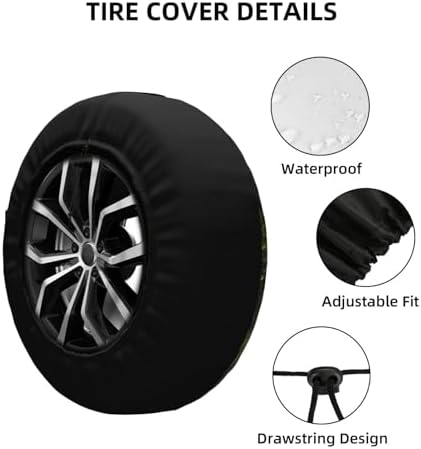 Bear Holding A Beer Mug Spare Tire Cover Weatherproof Universal Wheel - Image 4