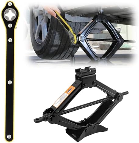Scissor Jack for Car, Portable Tire Changing Kit by KIFIDAN