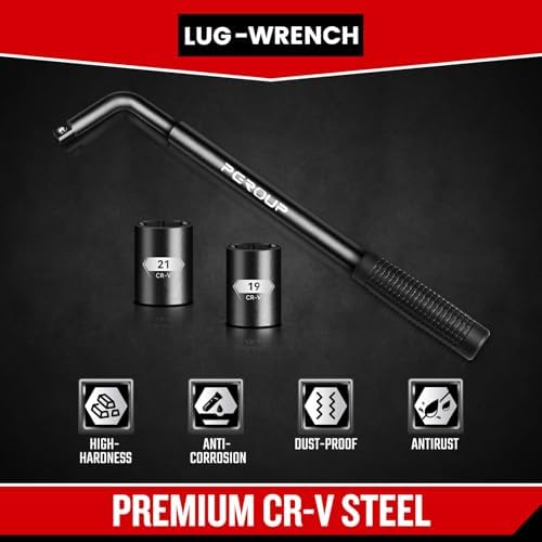 zhax Telescoping Lug Wrench, Extended Lug Wheel Wrench - Image 6