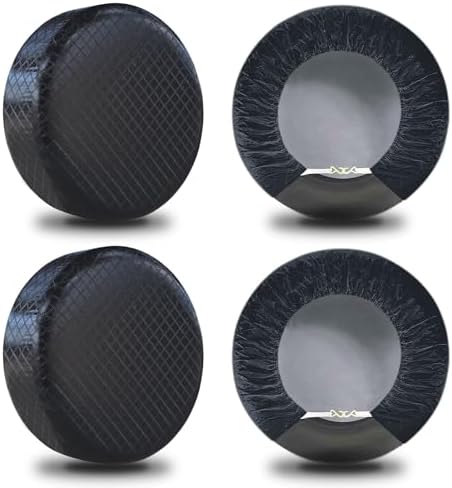 Set of 4 Tire Covers, Waterproof Aluminum Film Tire Sun Protectors, by Amfor
