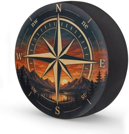 Mountain Compass Spare Tire Cover Wheel Covers Protectors Waterproof Dust-Proof by cfpolar
