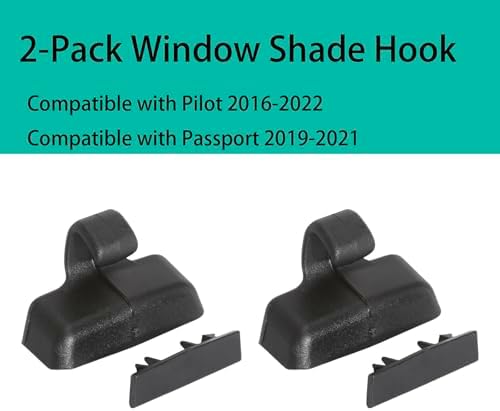 2Pack Rear Window Sun Shade Hook Clip Compatible - Image 4