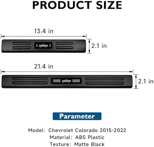 BIBLOZ ABS Material Door Sill Protector Compatible - Image 3