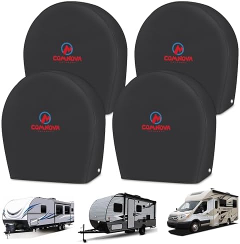 Comnova RV Tire Covers 4 Pack by MCOMNOVAOUTDOORS