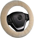 OGLAND Fuzzy Sheepskin Car Steering Wheel Cover by OGLAND