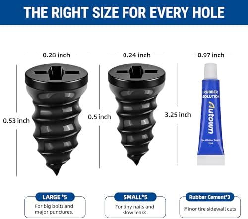 AUTOWN 21PCS Tire Repair Rubber Nail Kit - Image 4