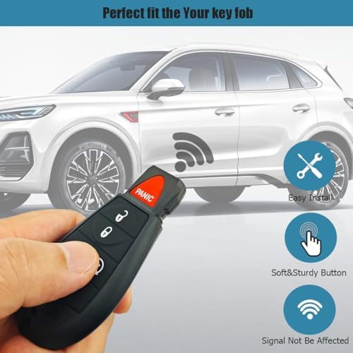 Horande Replacement Key Fob Cover Case fit - Image 4