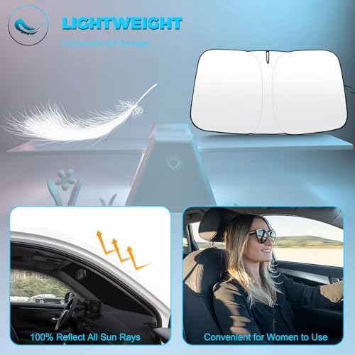 Foldable Front Windshield Sunshade fit - Image 6