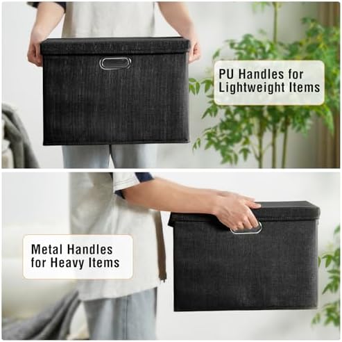 Roobyl 17" Large Fabric Storage Box - Image 3