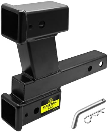 KAIRAY Trailer Dual Hitch Extender Adapter by KAIRAY