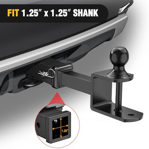 Nilight Hitch Adapter 1-1/4" x 6" Combo Bar Trailer Receiver Tube | Weld-on Raw - Image 6