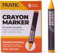Universal Crayon Wax Marker for Industrial and Craft Detailed Marking on Lumber by Trustic