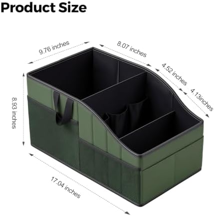 WHHMK Sturdy Leather Car Storage Support Up to 33 LB of Weight - Image 2