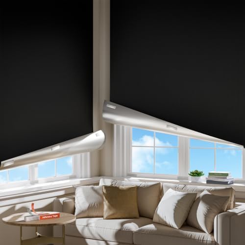 80"W x40"H Portable Blackout Curtains by HEMRLY