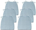 IASEAHK Chair Cushions for Dining Chairs Set of 6, Non Slip Kitchen Chair Pads by IASEAHK