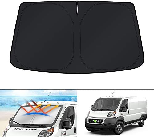 KUST Windshield Sun Shade for 2014-2025 2026 Dodge RAM ProMaster Accessories by KUST