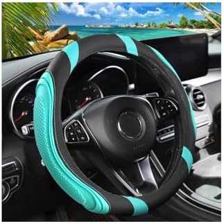 Osilly 15 Inch Artificial Leather Steering Wheel Cover by Osilly
