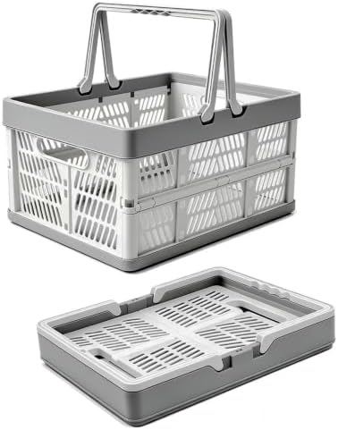 Collapsible Plastic Storage Crate by Unknown