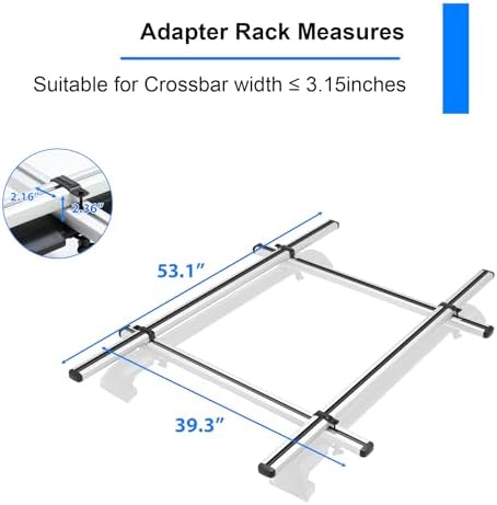 TOOENJOY Heavy-Duty Kayak Lift Assist Roof Rack, 100 LBS Capacity Kayak Canoe - Image 4