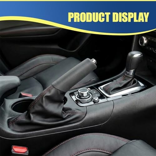 Car Handbrake Cover, Anti-Slip Silicone Automotive Handle Grip Protector - Image 6