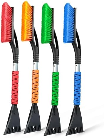 EcoNour 27" Snow Brush with Ice Scrapers by EcoNour